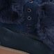 Черевики жіночі зимові на шнурівці натуральна опушка Bessky Waterproof сині, фото, інтернет магазин Nanogu.com.ua