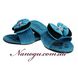 Шлепанцы женские голубые Amore, фото, интернет магазин Nanogu.com.ua