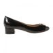 Туфлі жіночі класичні на широкому каблуці Vices чорні шкіряна устілка, фото, інтернет магазин Nanogu.com.ua