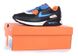 Кросівки чоловічі шкіряні Nike Air Max 90 чорні сині помаранчеві, фото, інтернет магазин Nanogu.com.ua