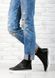 Ботинки женские слипоны на платформе Dallas черные, фото, интернет магазин Nanogu.com.ua