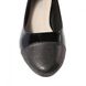 Туфли женские лакированные черные на широком каблуке Kayla, фото, интернет магазин Nanogu.com.ua