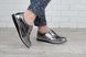 Туфли оксфорды женские Todzi металлик на шнуровке, фото, интернет магазин Nanogu.com.ua