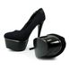 Туфли женские черные на каблуке Светская львица Португалия, фото, интернет магазин Nanogu.com.ua