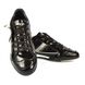 Кросівки стильні чоловічі лакові чорного кольору, фото, інтернет магазин Nanogu.com.ua