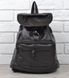 Рюкзак жіночий чорний кежуал Stylish satchel еко-шкіра, фото, інтернет магазин Nanogu.com.ua