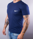 Футболка мужская хлопковая Nike темно-синяя, фото, интернет магазин Nanogu.com.ua