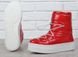 Дутики жіночі зимові чоботи на платформі червоні Red winter boots, фото, інтернет магазин Nanogu.com.ua