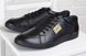 Туфли повседневные мужские кожаные KF style черные на шнуровке, фото, интернет магазин Nanogu.com.ua