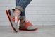 Кросівки New Balance ML574GBR текстильні сірі з помаранчевим, фото, інтернет магазин Nanogu.com.ua