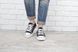 Кеди сліпони джинсові Young чорні на шнурівці, фото, інтернет магазин Nanogu.com.ua