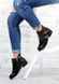 Ботинки женские челси на ремешках черные Beauty girls на маленьком каблуке, фото, интернет магазин Nanogu.com.ua
