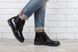 Ботинки женские лакированные черные Ricci на молнии и шнуровке, фото, интернет магазин Nanogu.com.ua