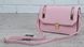 Сумка клатч женская каркасная Emma розовая с молниями, фото, интернет магазин Nanogu.com.ua