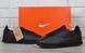 Кросівки шкіряні чорні Nike Classic Cortez Black Індонезія, фото, інтернет магазин Nanogu.com.ua