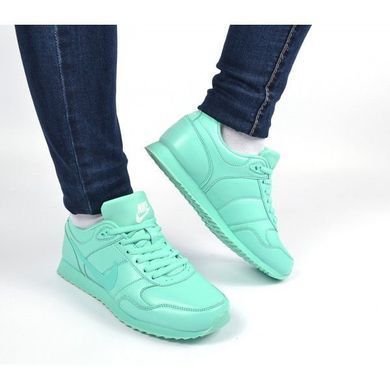 Купить Кроссовки женские мятного цвета на шнуровке Nike фото, в интернет-магазине обуви Nanogu.com.ua Днепр, Киев, Полтава, Чернигов, Харьков, Запорожье, Украина