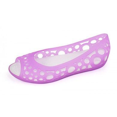 Купить Женские летние силиконовые балетки в стиле Crocs (Крокс) розовые фото, в интернет-магазине обуви Nanogu.com.ua Днепр, Киев, Полтава, Чернигов, Харьков, Запорожье, Украина
