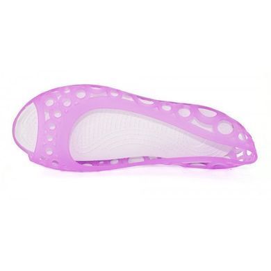 Купить Женские летние силиконовые балетки в стиле Crocs (Крокс) розовые фото, в интернет-магазине обуви Nanogu.com.ua Днепр, Киев, Полтава, Чернигов, Харьков, Запорожье, Украина