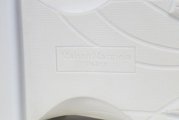 Купить Кроссовки женские кожаные на платформе Maison Margiela style белые фото, в интернет-магазине обуви Nanogu.com.ua Днепр, Киев, Полтава, Чернигов, Харьков, Запорожье, Украина