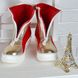 Ботинки женские слипоны на платформе Lux красные золото, фото, интернет магазин Nanogu.com.ua
