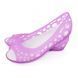 Женские летние силиконовые балетки в стиле Crocs (Крокс) розовые, фото, интернет магазин Nanogu.com.ua