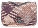 Клатч женский платенный коричнево бежевый с цепью Chanel, фото, интернет магазин Nanogu.com.ua