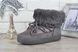 Дутики жіночі зимові чоботи унти The only one сірі срібло на шнурівці, фото, інтернет магазин Nanogu.com.ua