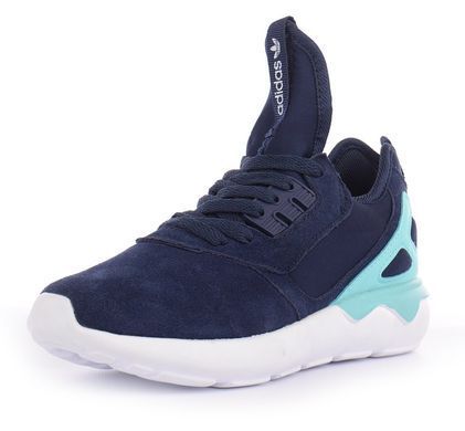 Купить Кроссовки женские Adidas Tubular Blue&mint замшевые фото, в интернет-магазине обуви Nanogu.com.ua Днепр, Киев, Полтава, Чернигов, Харьков, Запорожье, Украина