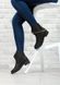 Ботинки женские на каблуке с молнией Ella черные, фото, интернет магазин Nanogu.com.ua
