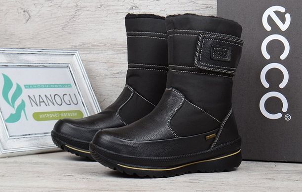 Купить Сапоги женские зимние кожаные Ecco Gore-Tex Terra фото, в интернет-магазине обуви Nanogu.com.ua Днепр, Киев, Полтава, Чернигов, Харьков, Запорожье, Украина