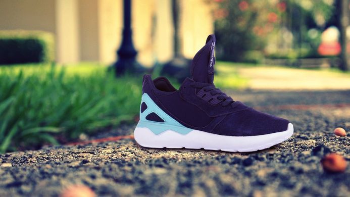 Купить Кроссовки женские Adidas Tubular Blue&mint замшевые фото, в интернет-магазине обуви Nanogu.com.ua Днепр, Киев, Полтава, Чернигов, Харьков, Запорожье, Украина