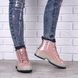 Ботинки женские на платоформе Best пудровые на шнуровке с молнией, фото, интернет магазин Nanogu.com.ua