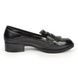 Туфлі лоуфери жіночі чорні лакові Bershka, фото, інтернет магазин Nanogu.com.ua