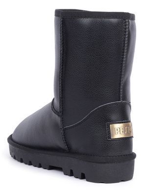 Купить Угги женские Ugg leather boots кожаные черные фото, в интернет-магазине обуви Nanogu.com.ua Днепр, Киев, Полтава, Чернигов, Харьков, Запорожье, Украина
