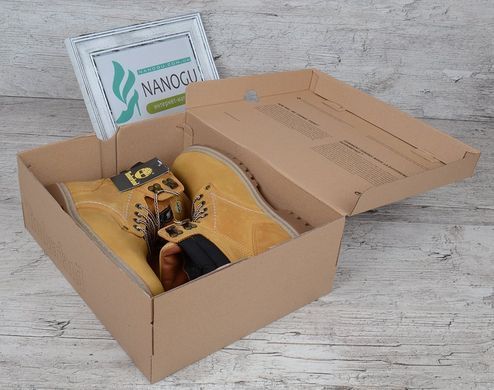 Купить Ботинки зимние кожаные Timberland yellow boots на меху фото, в интернет-магазине обуви Nanogu.com.ua Днепр, Киев, Полтава, Чернигов, Харьков, Запорожье, Украина