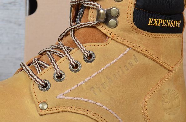 Купить Ботинки зимние кожаные Timberland yellow boots на меху фото, в интернет-магазине обуви Nanogu.com.ua Днепр, Киев, Полтава, Чернигов, Харьков, Запорожье, Украина