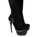 Туфли женские черные на каблуке Светская львица Португалия, фото, интернет магазин Nanogu.com.ua