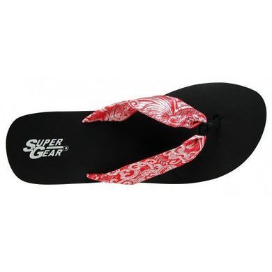 Купить Шлепанцы женские на платформе Super Gear Red Венгрия фото, в интернет-магазине обуви Nanogu.com.ua Днепр, Киев, Полтава, Чернигов, Харьков, Запорожье, Украина