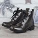 Ботинки женские лакированные на шнуровке Lui серый металлик, фото, интернет магазин Nanogu.com.ua