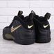 Кросівки чоловічі шкіряні Nike Air Foamposite Pro чорні, фото, інтернет магазин Nanogu.com.ua