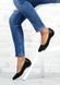 Туфли женские на широком устойчивом каблуке черные Kylie лазерное напыление, фото, интернет магазин Nanogu.com.ua