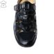 Туфлі чоловічі літні шкіряні чорні 4Rest USA на липучках, фото, інтернет магазин Nanogu.com.ua