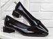 Туфли женские лодочки лаковые Style на устойчивом каблуке, фото, интернет магазин Nanogu.com.ua