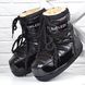 Дутики женские луноходы термо Moon Boots Jewelry черные, фото, интернет магазин Nanogu.com.ua