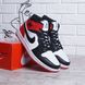 Кроссовки мужские кожаные Nike Air Jordan 1 retro Chicago красные, фото, интернет магазин Nanogu.com.ua