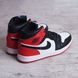 Кроссовки мужские кожаные Nike Air Jordan 1 retro Chicago красные, фото, интернет магазин Nanogu.com.ua