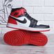 Кроссовки мужские кожаные Nike Air Jordan 1 retro Chicago красные, фото, интернет магазин Nanogu.com.ua