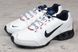 Кроссовки мужские кожаные Nike Air Shox running белые, фото, интернет магазин Nanogu.com.ua