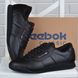 Кросівки чоловічі шкіряні Reebok Classic чорні, фото, інтернет магазин Nanogu.com.ua