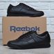 Кроссовки мужские кожаные Reebok Classic черные, фото, интернет магазин Nanogu.com.ua